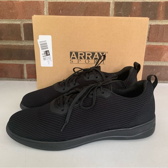 Array Womens Nadia black lace up Athletic and Training Shoes sneakers US 12 M - Picture 10 of 10